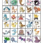 Pokemon Bingo Pokemon Birthday Party Pokemon Birthday