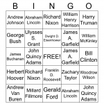 Presidents Day Bingo Card