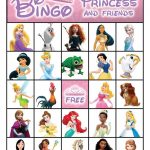 Princess Printable Bingo Cards 8 5 X 11 10 Different