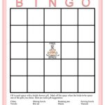 Print Off These Free Bingo Cards For An Easy Bridal Shower