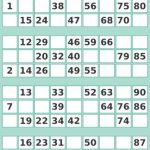 Printable 1 90 UK Bingo Card Generator Bingo Card