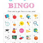 Printable Back To School Bingo Download Free Printables