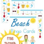 Printable Beach Bingo Cards Bingo Cards Bingo For Kids