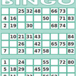Printable Bingo Cards 1 75 Printable Cards