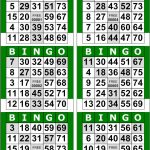 Printable Bingo Cards 6 Per Page