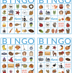 Printable Bingo Cards Fun Fall Classroom Party Activity