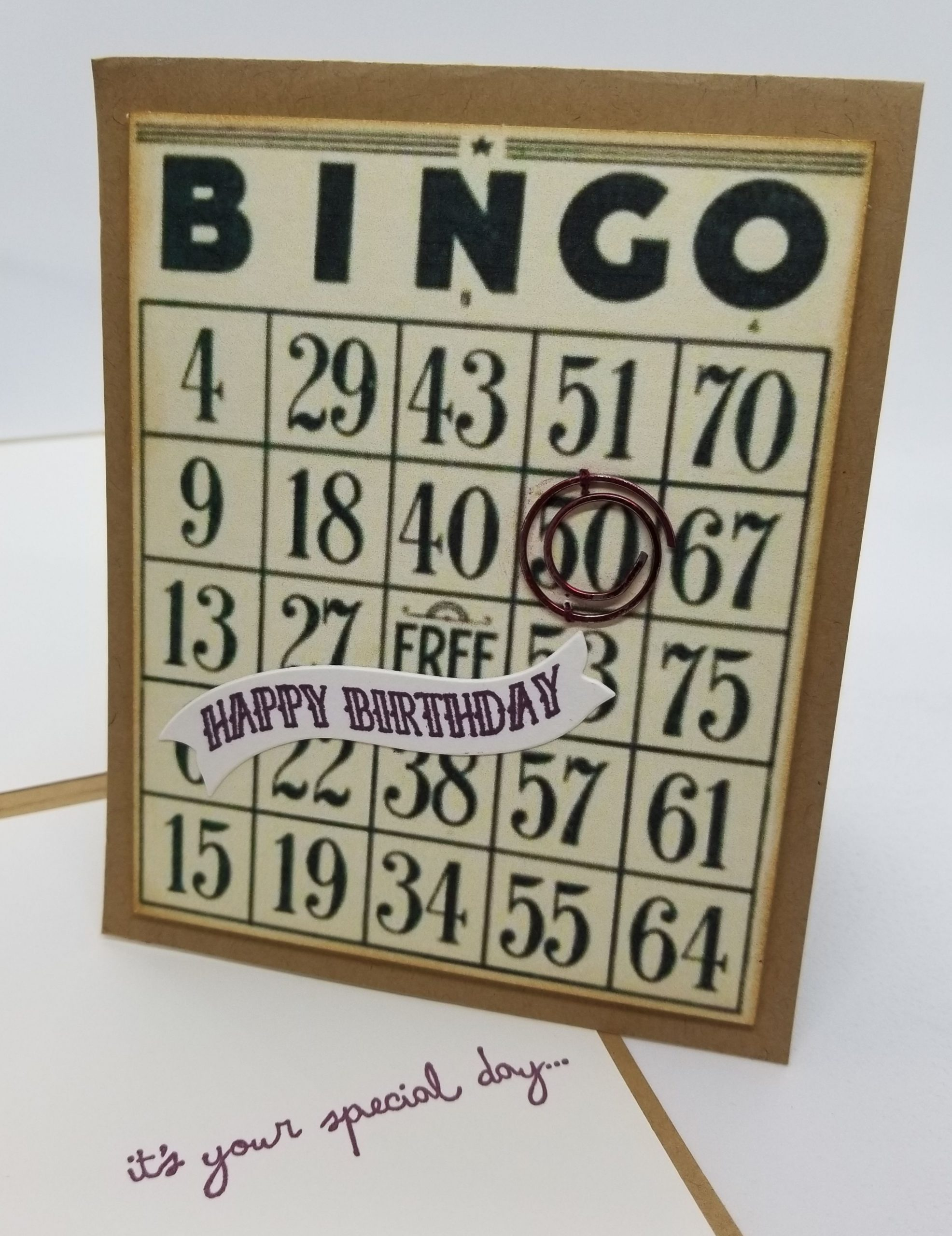 Printable Birthday Cards For Someone That Loves Bingo 