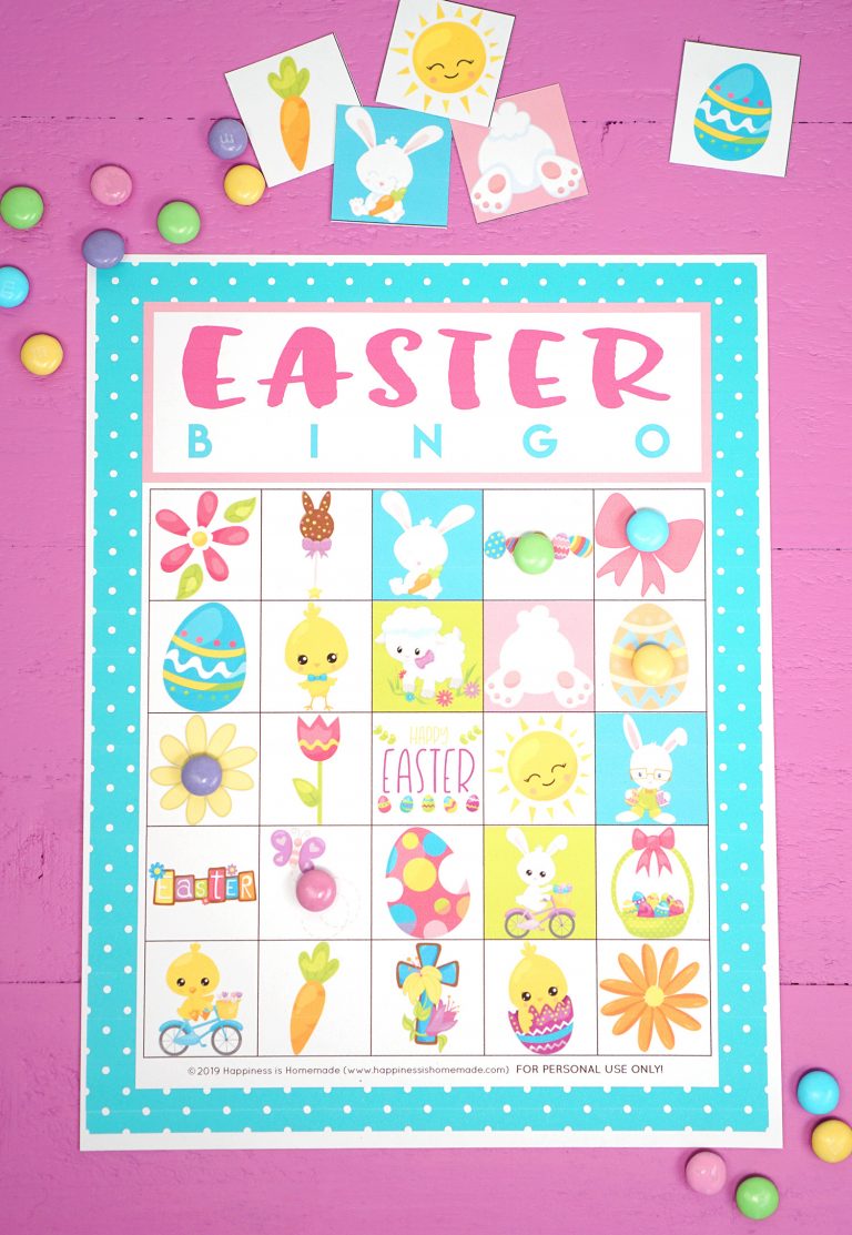 Printable Easter Bingo Cards For Adults Printable Bingo