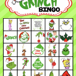Printable Grinch Bingo Cards Printable Bingo Cards