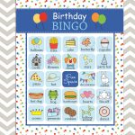 Printable Kid s Birthday Party Bingo Cards 20 Unique