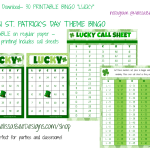 Printable Lucky Bingo Cards Printable Bingo Cards