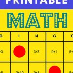 Printable Math Bingo Cards For Kids Printable Bingo Cards