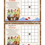 Printable Noah s Ark Animal Pairs Baby Bingo