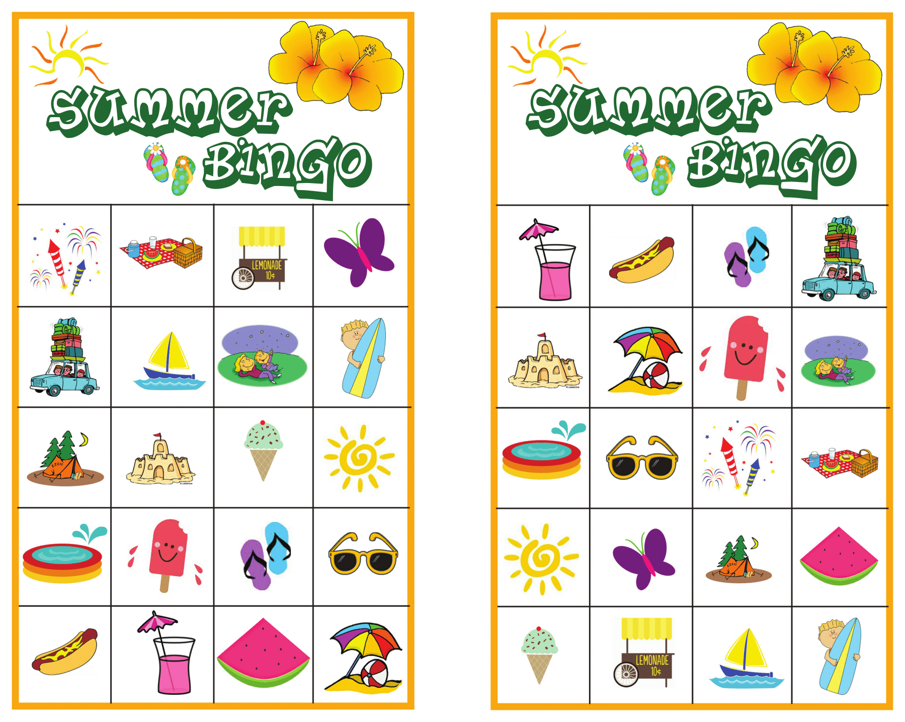 Printable Picture Bingo Cards For Kids Printable Bingo Cards