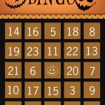 Pumpkin Halloween Bingo Card Halloween Bingo Halloween
