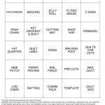 QUILT Bingo Cards To Download Print And Customize