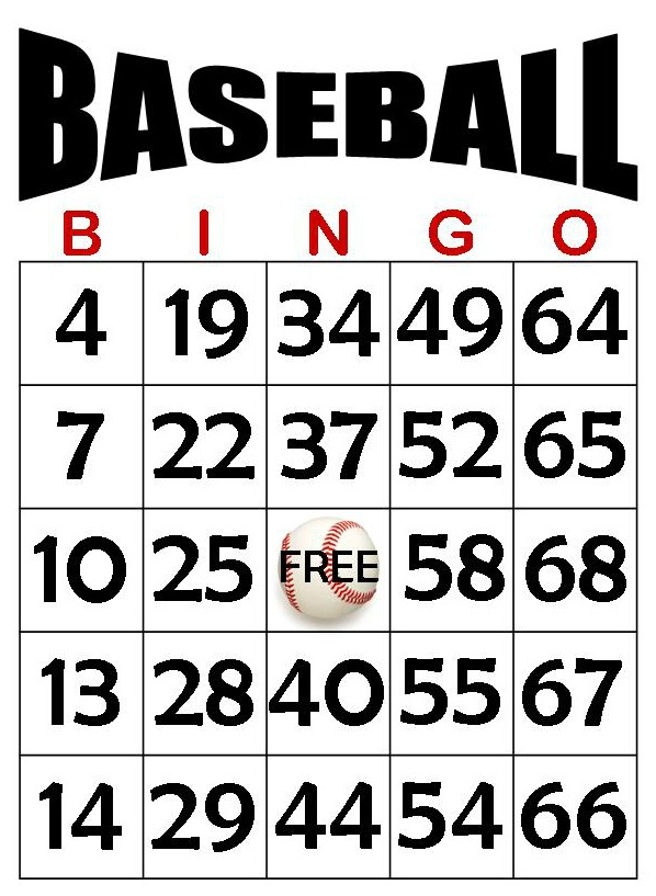 Relentlessly Fun Deceptively Educational Baseball BINGO