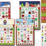 SALE Christmas Bingo 40 Printable Cards INSTANT By