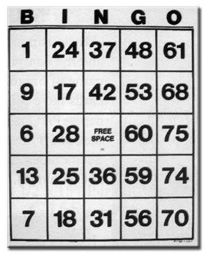 Sea Bay Game Company G953 Extra Jumbo Bingo Cards 10 X 