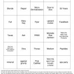 Spa Party Bingo Cards To Download Print And Customize