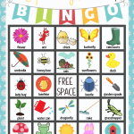 Springtime Bingo Free Printable Free Bingo Cards Bingo