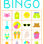 Summer Bingo Free Printable Grace And Good Eats