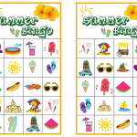 Summer Bingo Game With Free Printables