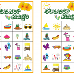 Summer Bingo Game With Free Printables