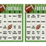 Super Bowl 50 Bingo Cards Printable Printable Bingo Cards