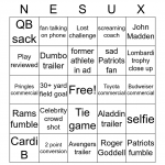 Super Bowl 53 Bingo Card