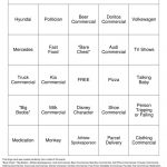 Superbowl Commercials Bingo Cards To Download Print And