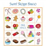 Sweet Shop Bingo free Printable Party Girls Birthday