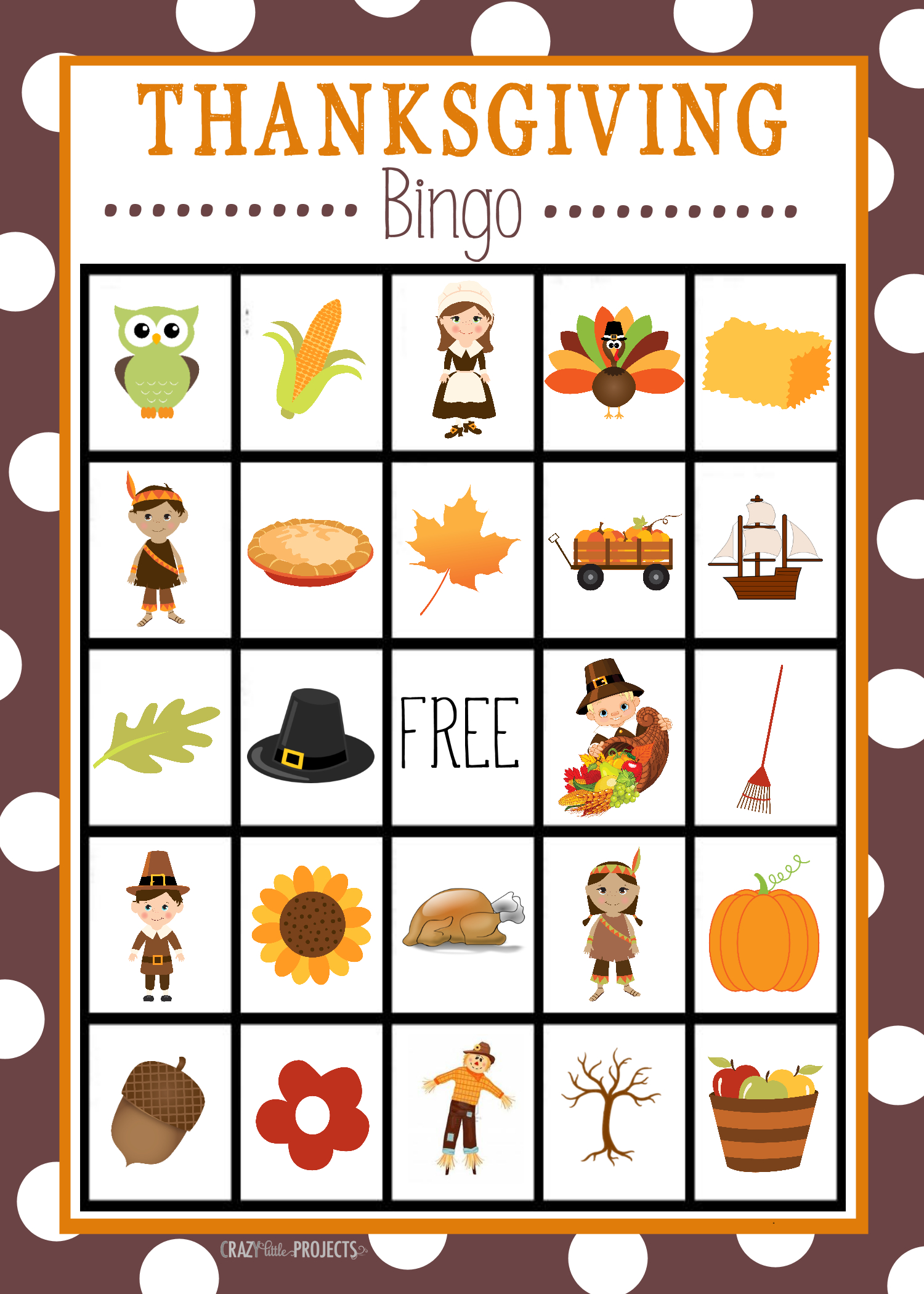 Thanksgiving Bingo Cards English Esl Worksheets For 