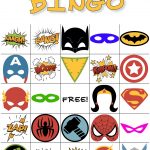 The Best Free Printable Superhero Bingo Game Superhero