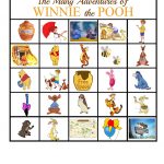 The Many Adventures Of Winnie The Pooh BINGO Game Sweet