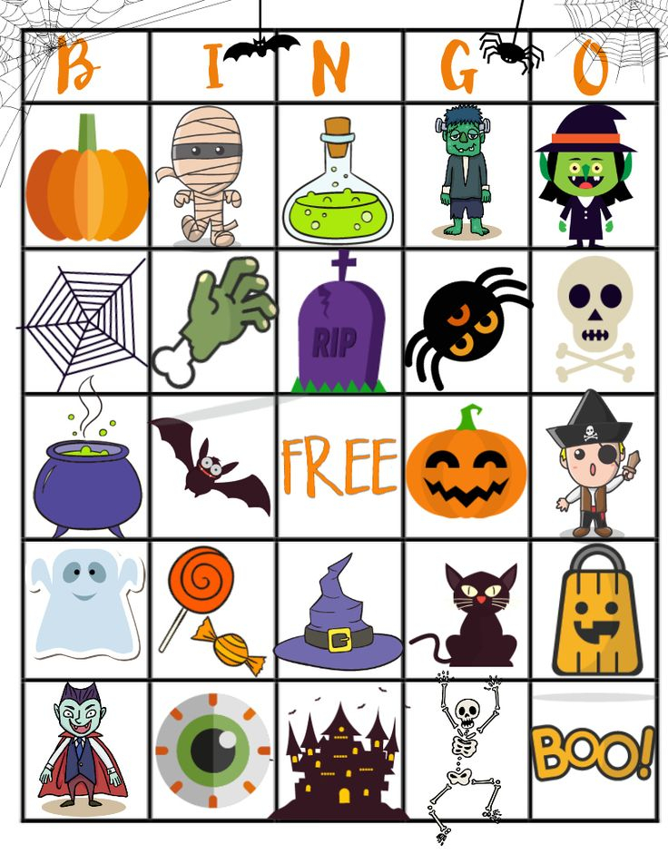 This Free Halloween Printable Bingo Board Will Be So Much 
