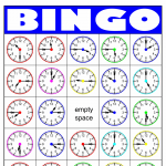 Time Bingo Esl Worksheetstoryteller Printable Bingo Cards