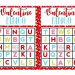 Valentine s Activities For Preschoolers Alphabet Bingo