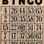 Very Merry Vintage Syle Flickr Finds Vintage Bingo Card