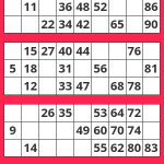 Virtual 1 90 Number Bingo In 2020 Wiskunde