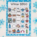 Winter Bingo Free Printable The Best Ideas For Kids