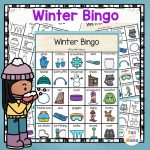 Winter Bingo Game Winter Activities For Kindergarten