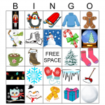 Winter Themed Bingo Card