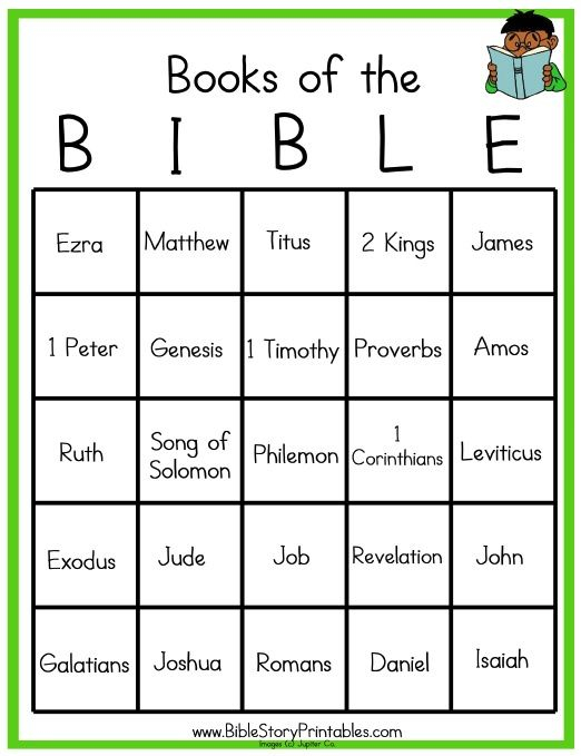 49 Printable Bingo Card Templates Books Of The Bible Bible Lessons 
