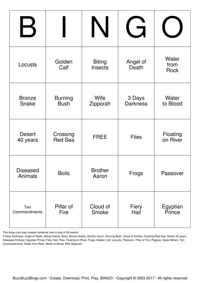 Bible Bingo Cards To Download Print And Customize 