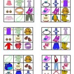 Clothes Accessories Bingo Cards Worksheet Free ESL Printable