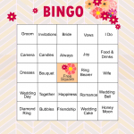 Free Printable Bridal Shower Bingo Game Cards