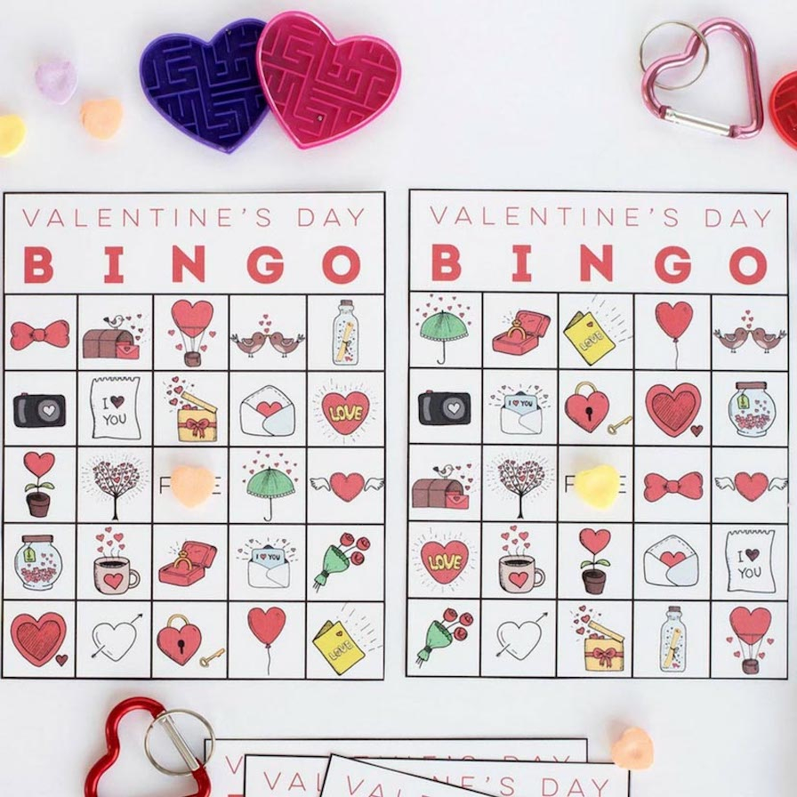 Free Printable Christian Bingo Cards For Valentine s Day Printable 