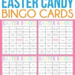 Free Printable Easter Candy Bingo Cards Easter Printables Free Fun