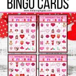 Free Printable Valentine s Day Bingo Cards In 2020 Valentine Bingo